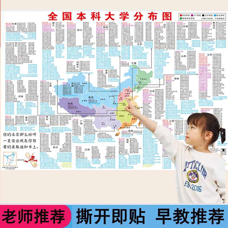 全国公办大学分布图双