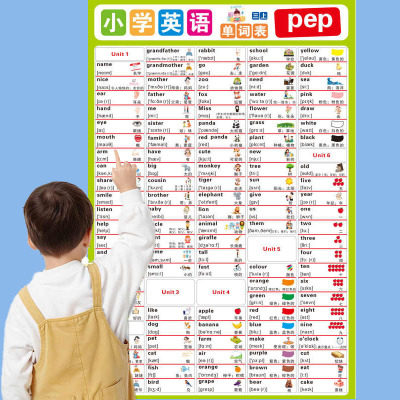人教版PEP小学四年级英语挂图