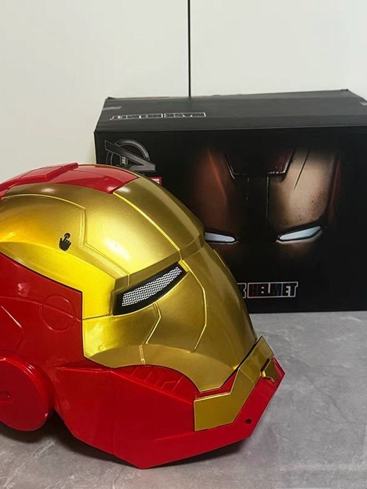 New Marvel Iron Man Helmet MK5 Jarvis Wearable Electric Transformable Luminous Adult Child Mask