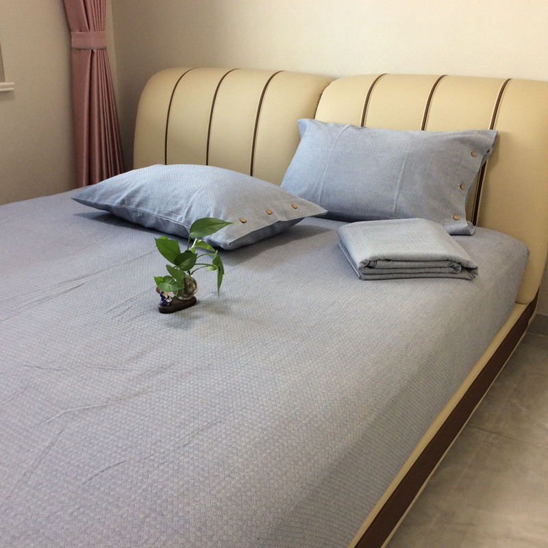 纯棉床笠单件加厚老粗布100全棉床垫子保护套席梦思防滑防尘罩A类