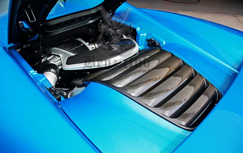 MP4-12C/625/650 改装 干碳纤 发动机舱盖 引擎后盖风口