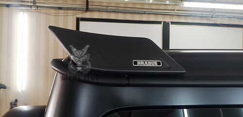 新款大G级 W464 G350 G500 G550 G63 改装 Bra*us 碳纤 尾翼 - 封面