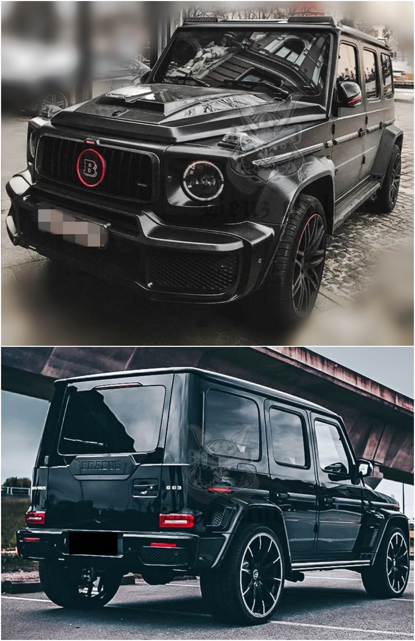 W464 G350 G500 G550 G63 改装  Bra*us 宽体包围 前杠 轮眉 后杠