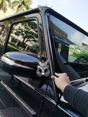 新款大G级 W463A W464 G350 G500 G550 G63 碳纤 A柱 贴片 饰条