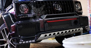 W463 G63 G65 Edition 463版 改装 Bra*us LED 前唇 包角 杠灯