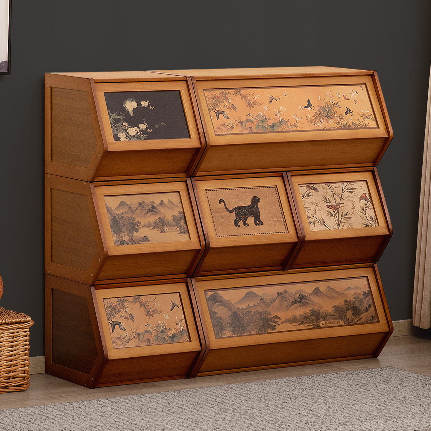 网红创意五斗柜卧室储物