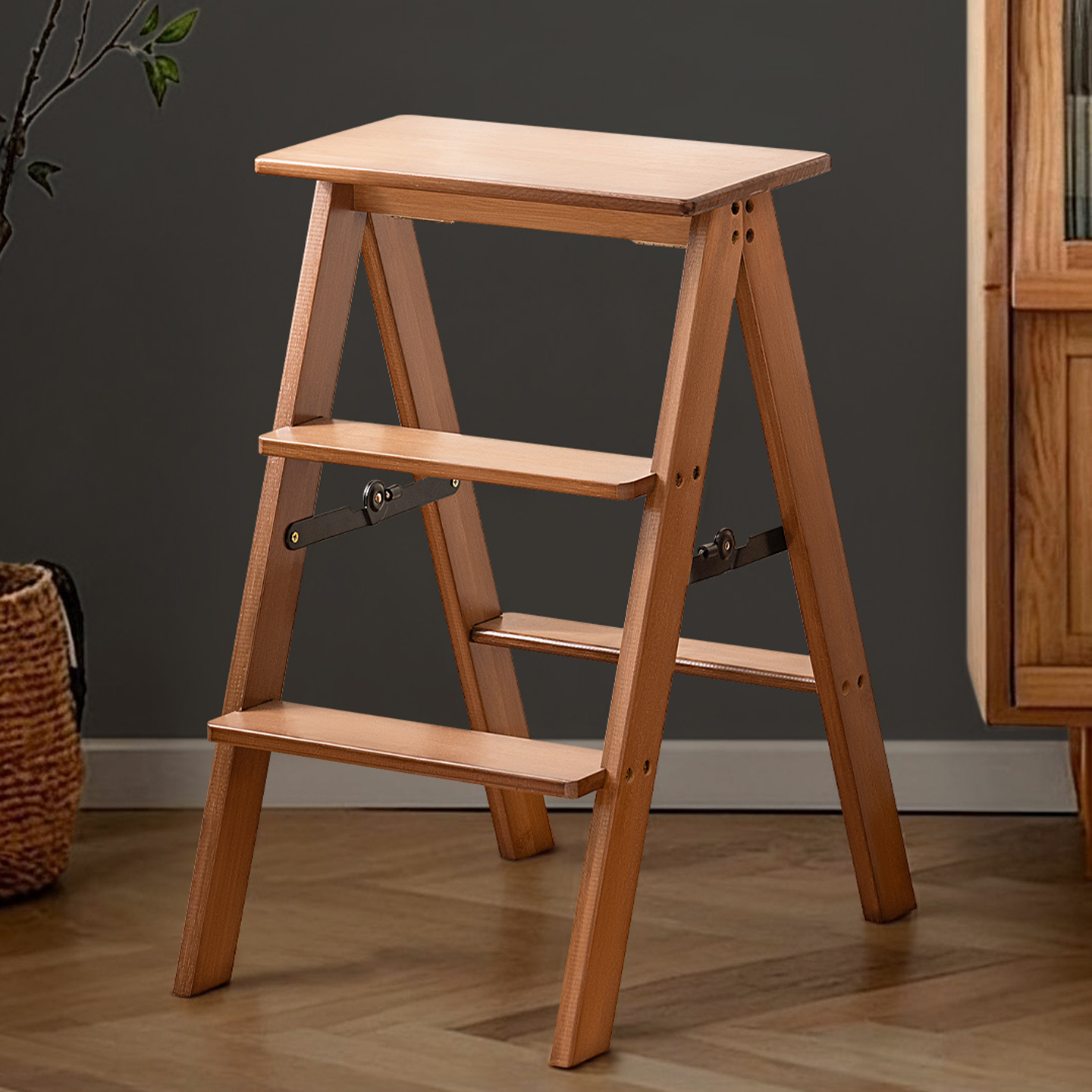 折叠梯凳家用登高梯两用伸缩室内