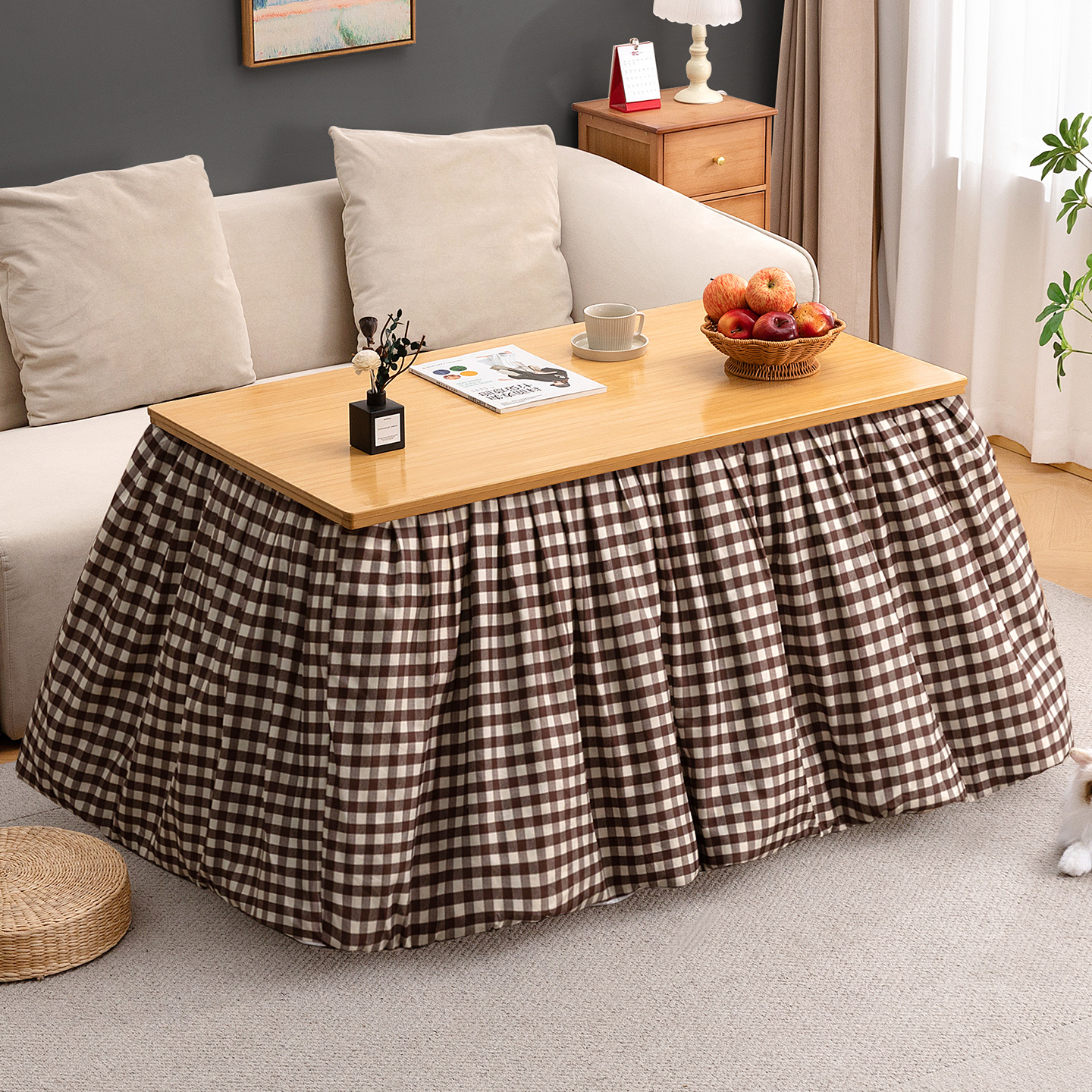 烤火桌子家用新款折叠