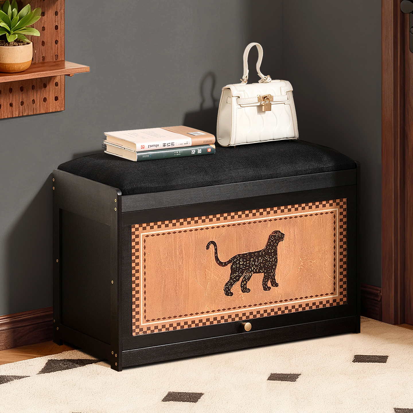 换鞋凳门口家用轻奢高级感