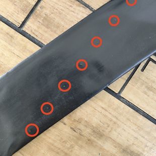 微喷带1.5寸斜排7孔 大棚微喷带黑色微喷带水带农用灌溉水带