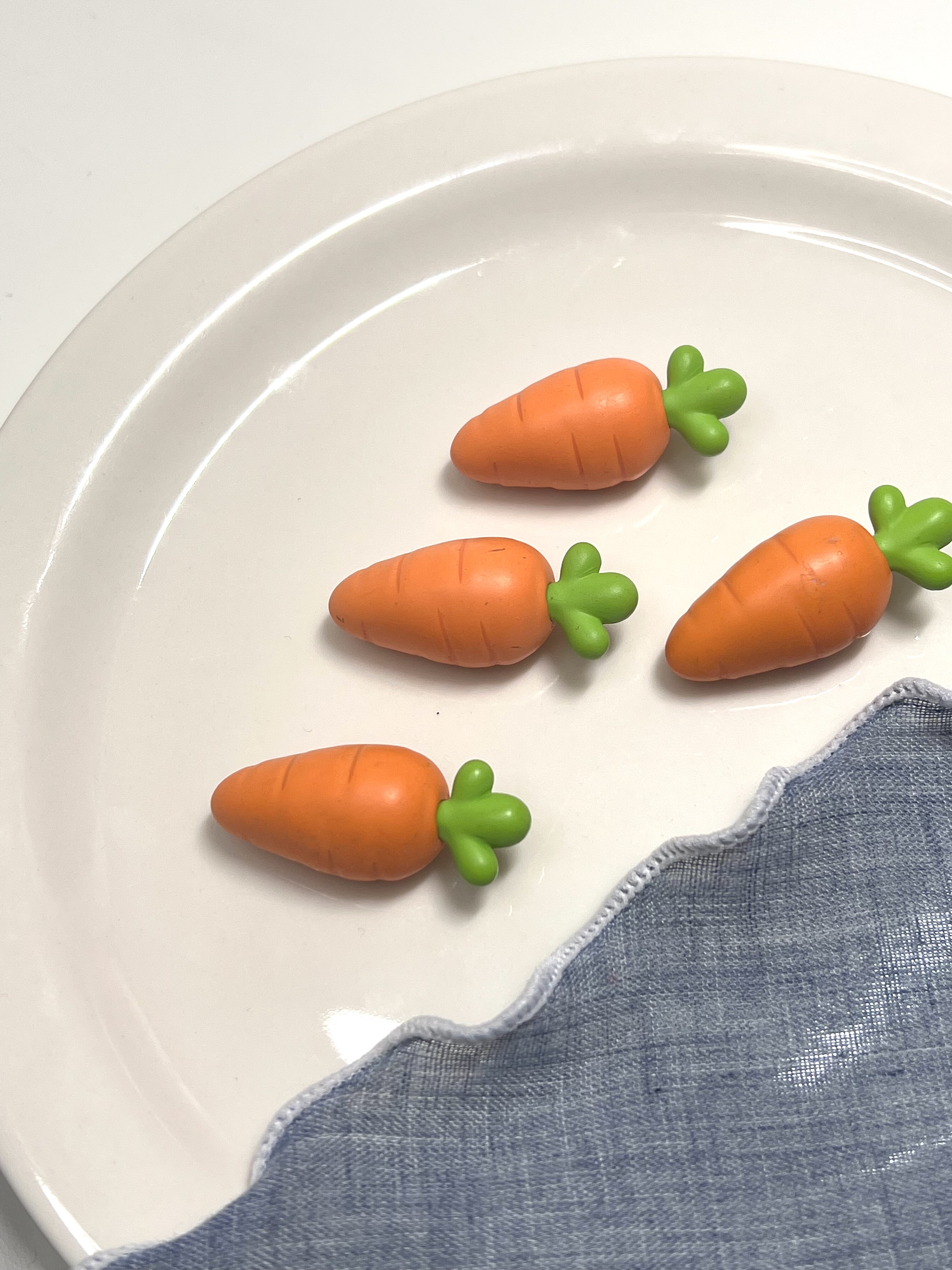 散货盲盒材质胡萝卜奶油胶diy配件娃娃过家家摆件