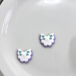 散货盲盒配件小围兜奶油胶diy配件滴胶配件