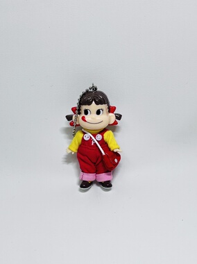 日本不二家 牛奶妹 peko酱 小摆件8cm 挂件