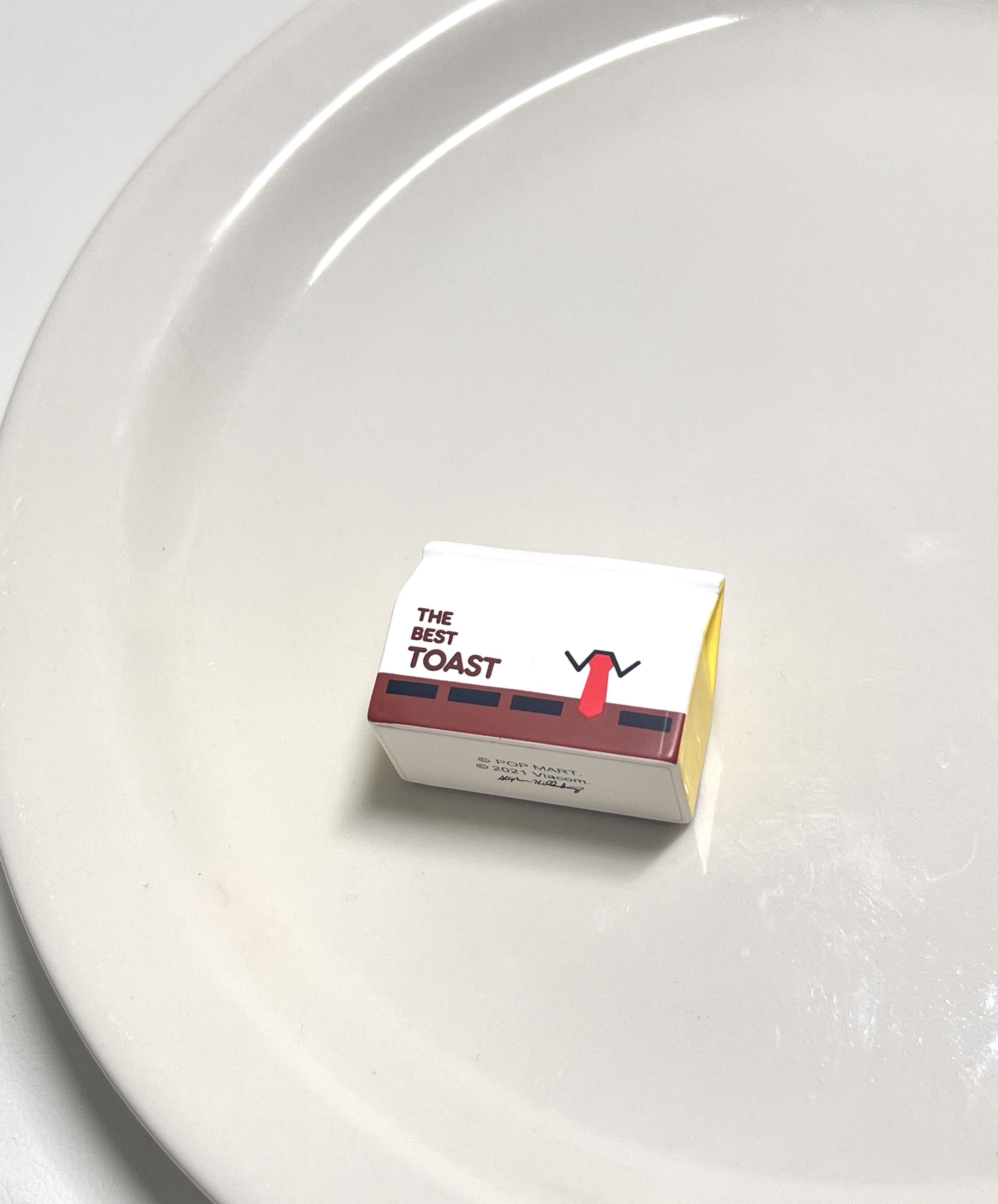 正版盲盒海绵宝宝纸巾盒奶油胶diy配件娃娃屋过家家摆件