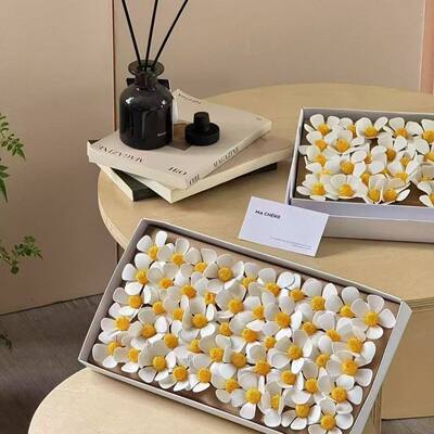 紫罗兰永生香皂花头小白