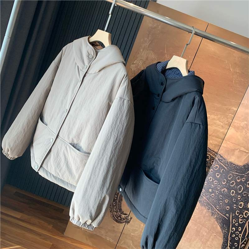 狠狠惊艳~一定要买系列 高端石墨烯保暖棉加厚蓄热连帽棉服外套女