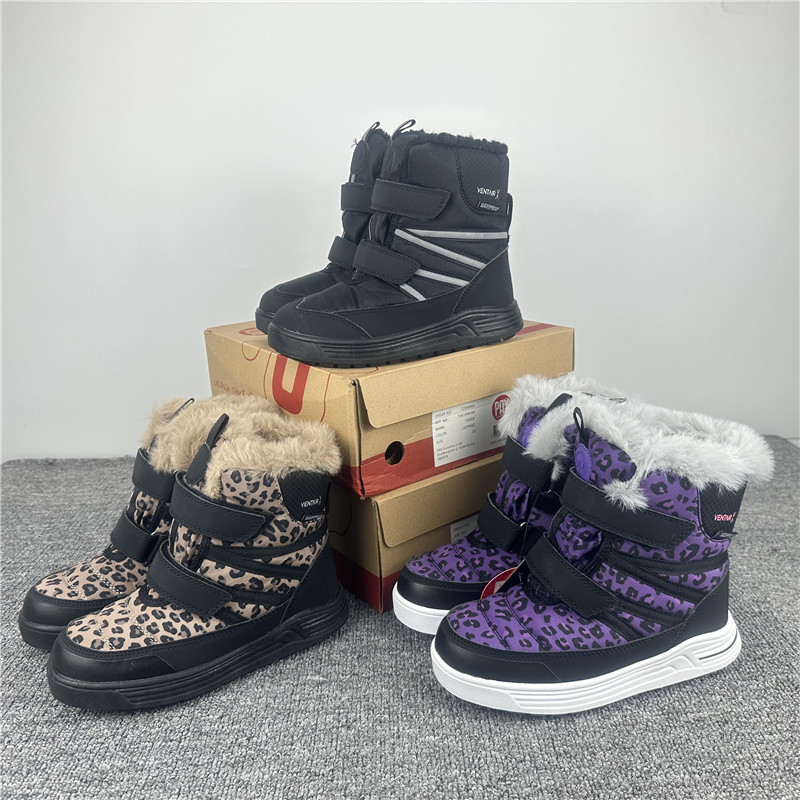 男女童冬季棉鞋保暖雪地靴