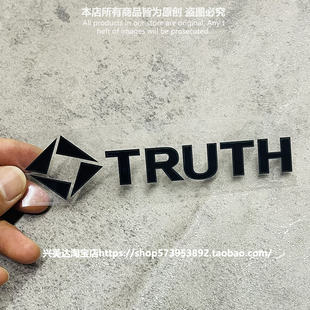 TRUTH 爆护爆钓汽车电动车垂钓钓箱贴纸反光贴画 JAPAN钓鱼贴纸