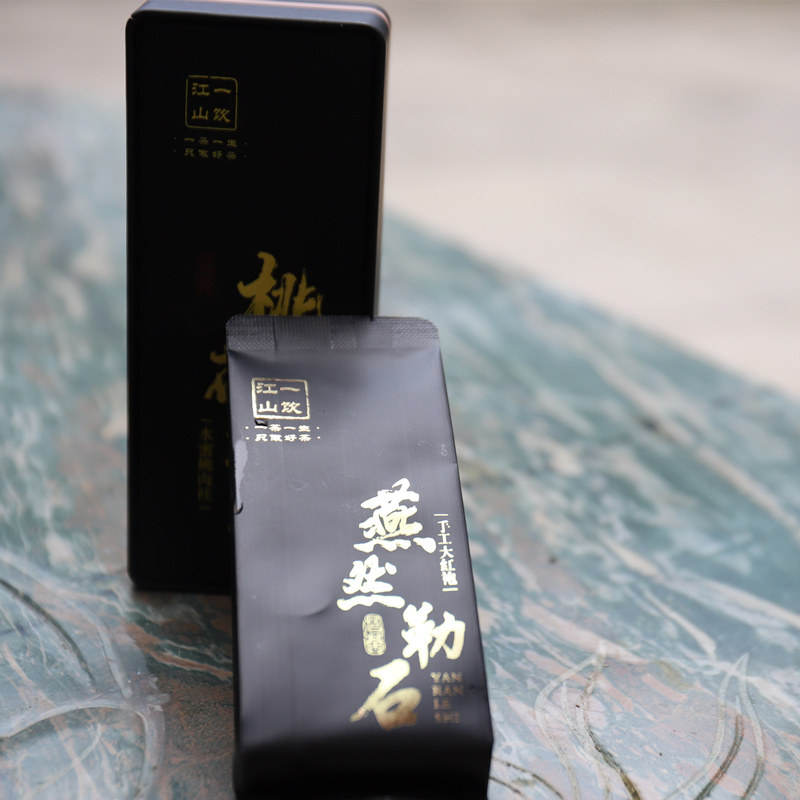 一饮江山 燕然勒石武夷岩茶核心正岩枫树窠手工大红袍 散装礼盒装