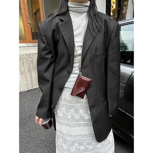 型超好廓形感垫肩西服vintage 版 小众表妹2.0版 西装