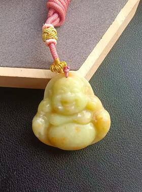 【特价】天然岫玉桂花糕笑佛