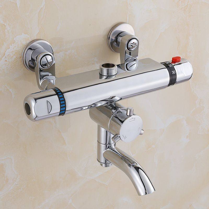 金牛入墙式冷热水自动调温龙头三出水恒温控制混水阀豪花洒套装