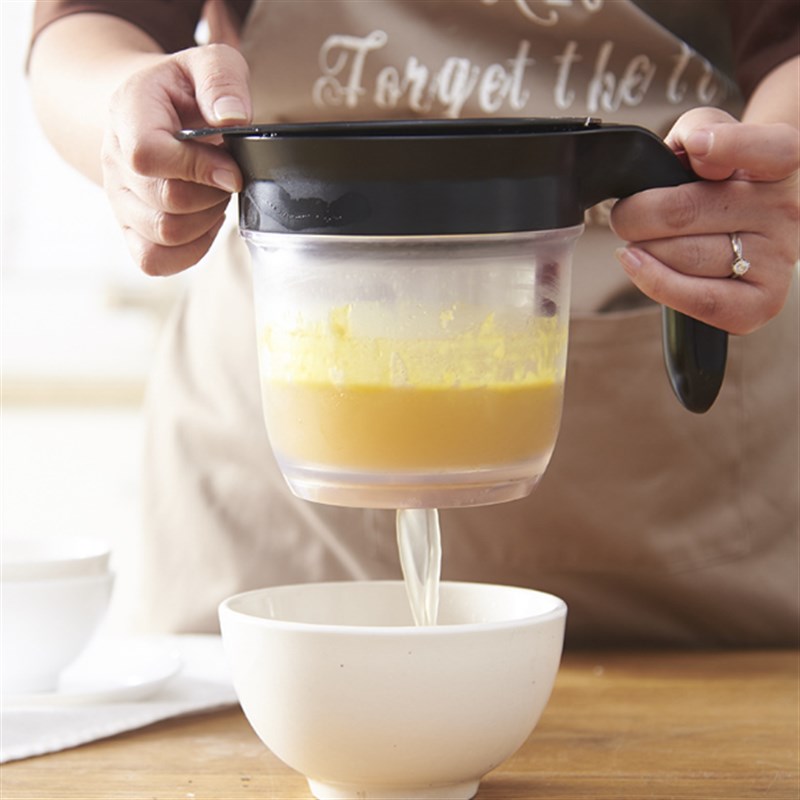 迈辉过滤汤油大容量油汤分离器油罐厨房家用隔油汤壶滤油壶