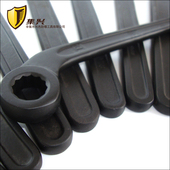 钢制弯柄梅花扳手单头梅花扳手单头梅弯柄梅模锻10 55mm