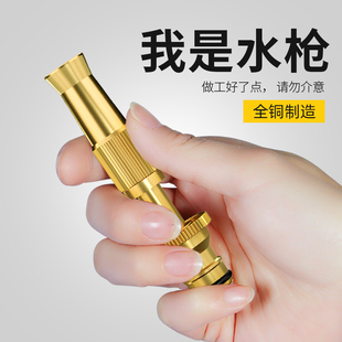 喷头浇花浇水神器水管浇菜洒水器家用园艺育苗庭院冲洗铜金属套装