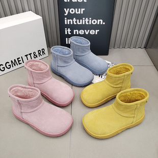 经典 款 雪地靴厚底糖果色女短靴保暖套筒韩版 2025冬季 女鞋 TTRR正品