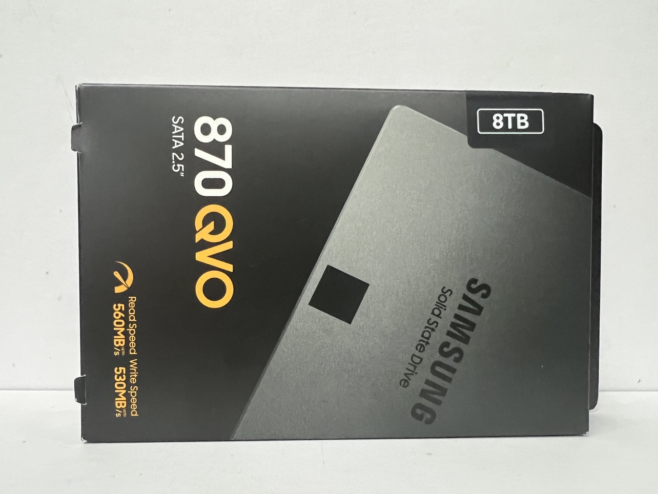 Samsung/三星870 QVO 8T MZ-77Q8T0BW 2.5寸sata固态硬盘全新正品