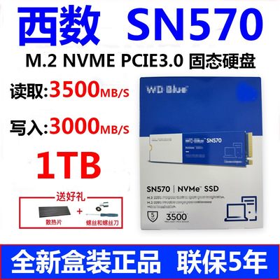 西部数据SN570NVMEM2固态硬盘