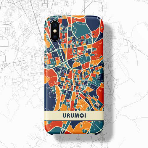 中国新疆乌鲁木齐城市款适用于iPhone11ProXsMax6SXR8Plus7手机壳