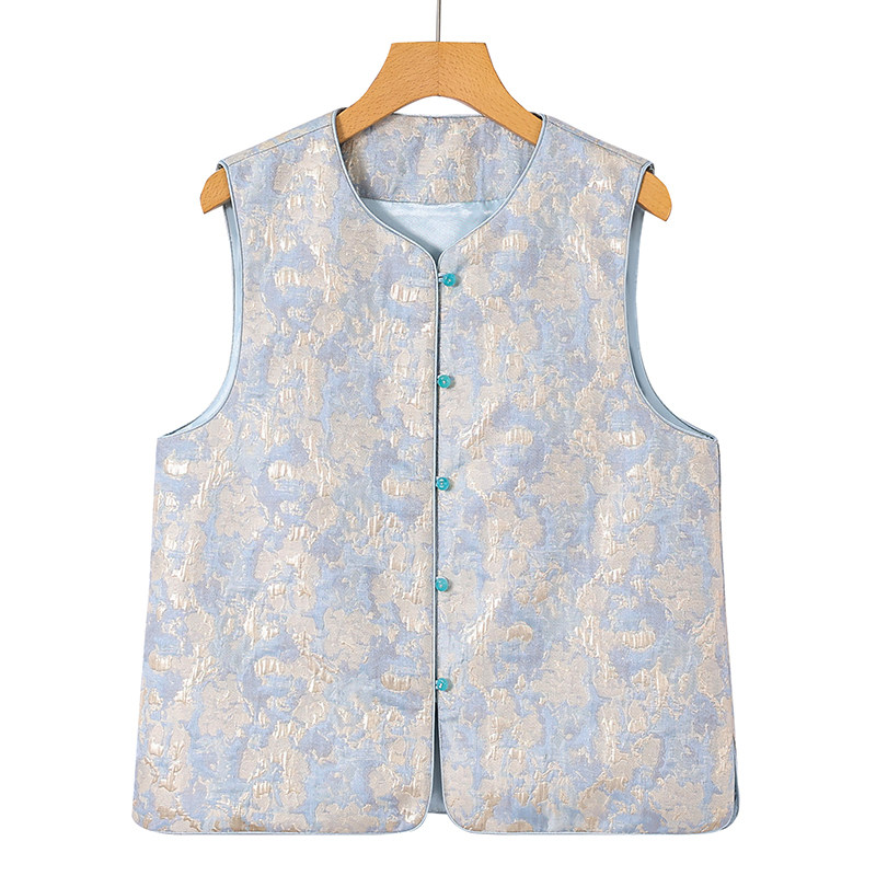 新中式国风浮雕提花爆款外穿马甲女2025早春新款洋气时髦流行马夹,女装/女士精品,大码内搭,淘宝优惠券,粉丝福利购,淘宝优惠卷