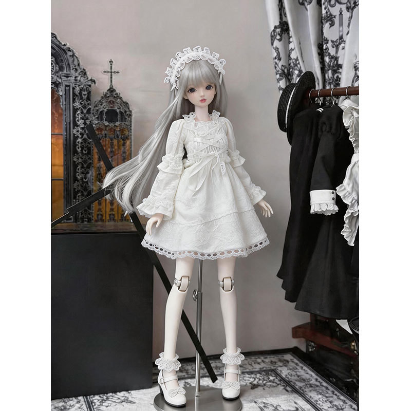 bjd4分娃衣3分4分6分娃娃衣服洛丽塔裙子305060厘米芭比娃娃衣服
