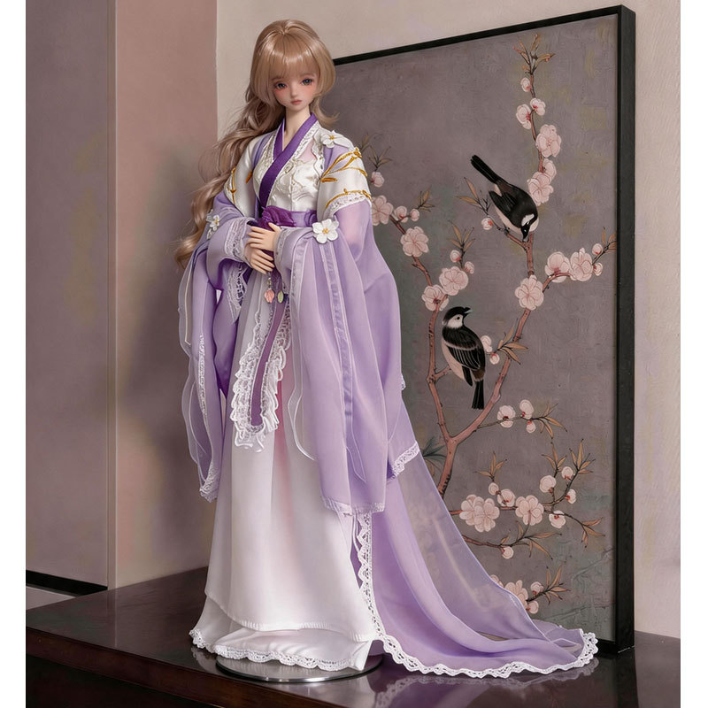 60厘米古装娃娃衣服公主女孩古装可儿60bjd洋娃娃娃娃换装汉服萌
