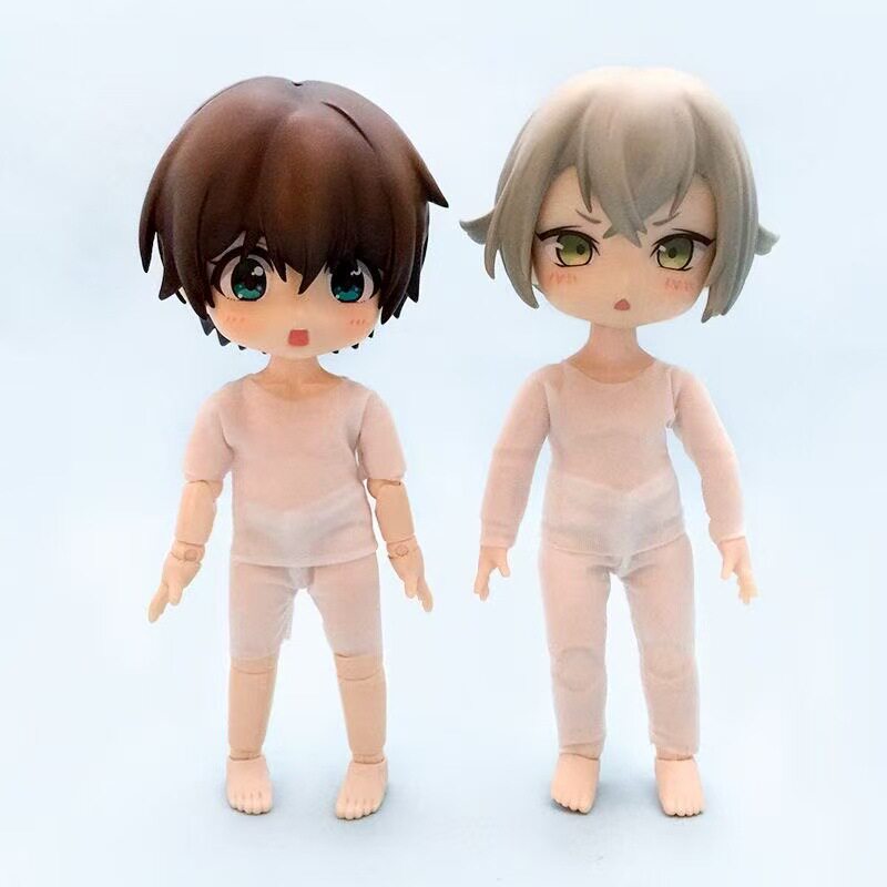 ob11娃衣防染色服  12分bjd素体 D男 弹力打底 阿巳2.0 北冥 兽仔图片