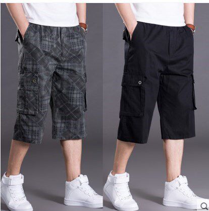 夏季肥佬短裤多口袋休闲7分裤薄款加肥加大码宽松6分裤男士大裤衩|ruв категории Мужская одежда, брюки - от Buy2taobao.com для оказания профессиональной услуги покупки агента Taobao