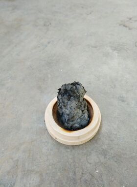 艾绒艾坨艾塔锥形木制艾灸托