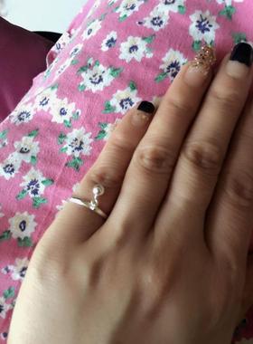 99足银2毫米小圆球戒指