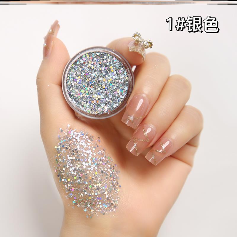 脸颊眼影啫喱亮片闪粉爆闪碎钻石妆容贴纸立体舞台妆脸贴饰品免胶