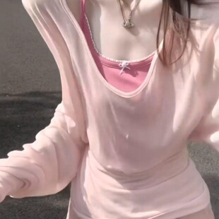 内搭打底背心薄款 大码 胖MM韩系减龄时尚 两件套气质绝美修身 女 罩衫