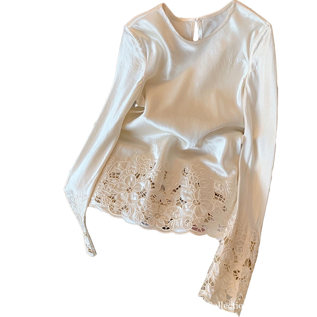 胖MM镂空百搭独特设计上衣