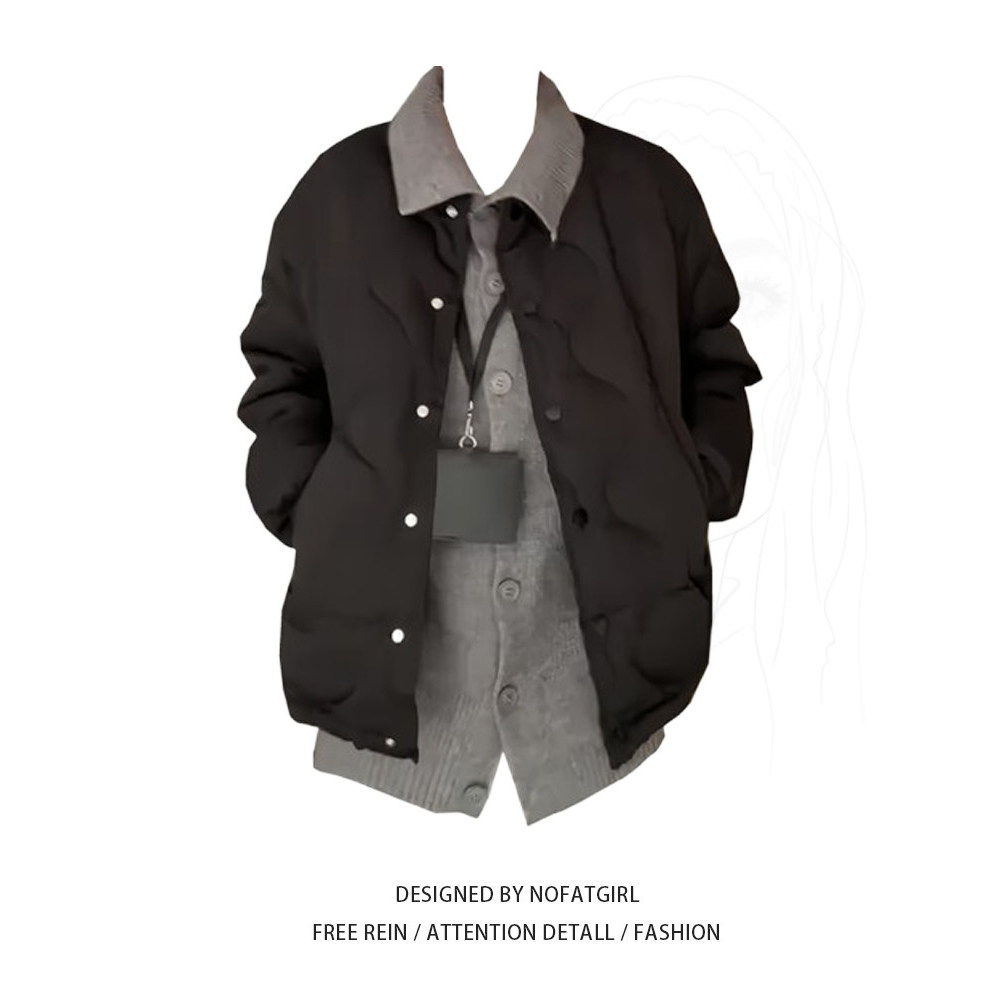 大码胖mm小众美式复古棉服外套女秋冬新款针织毛衣内搭时尚两件套,女装/女士精品,时尚套装,淘宝优惠券,粉丝福利购,淘宝优惠卷