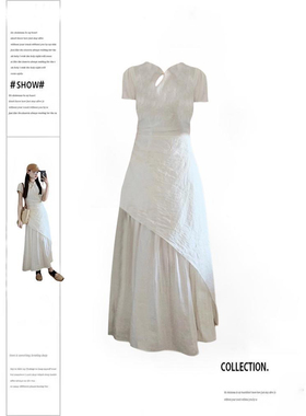 大码胖mm新中式国风连衣裙女夏季立领盘扣刺绣设计感改良旗袍长裙