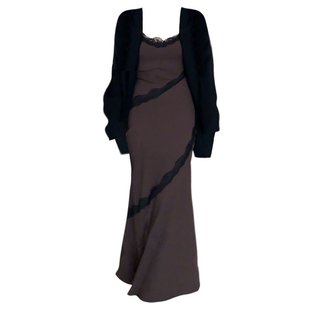 女秋季 吊带裙套装 纯欲风外搭毛衣外套连衣裙 胖MM韩系辣妹修身 大码