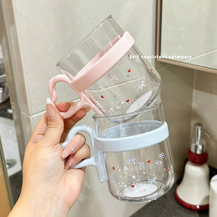 牙杯塑料洗漱杯高颜值刷牙杯子牙缸大容量好看 家用漱口杯2025新款