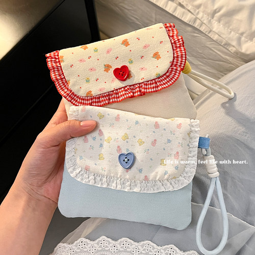 姨妈巾收纳包学生用便携式袋初中生月事包装卫生巾收纳小包女生