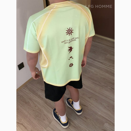 户外运动图腾T恤2026春夏新品