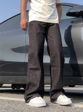 LFG 深蓝色原牛2021M版型牛仔裤男宽松经典Cleanfit直筒裤